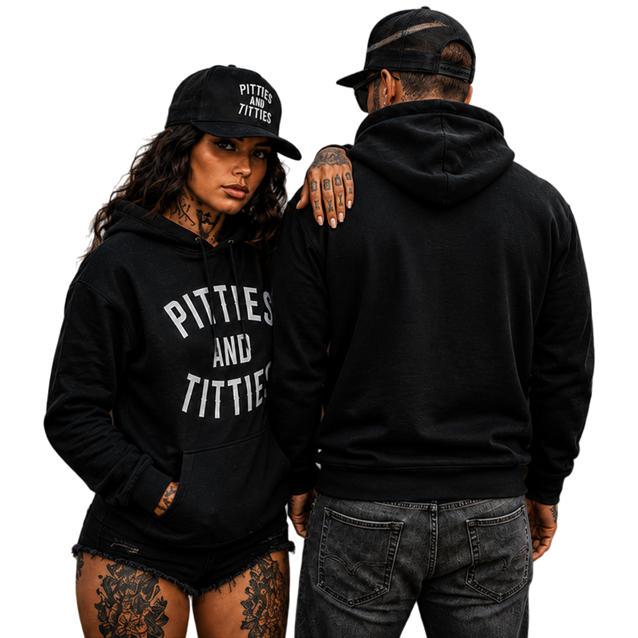 Dog Head Hoodie / Blank Back